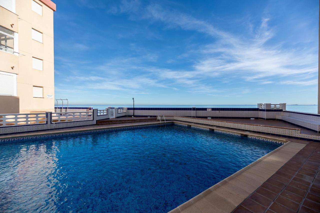 Bright Studio With The Seaview And Swimming Pool Apartment La Manga del Mar Menor Exterior foto