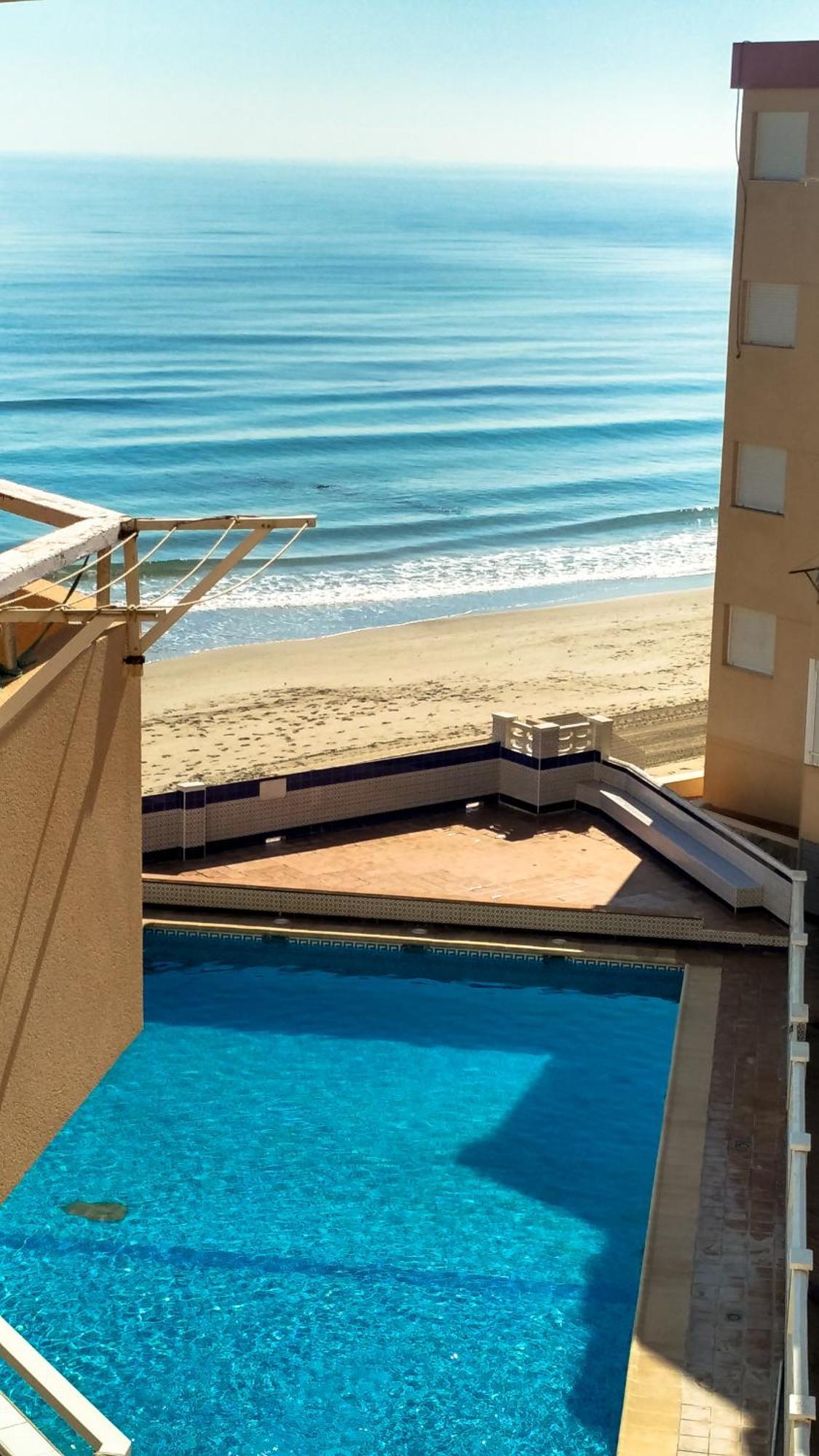 Bright Studio With The Seaview And Swimming Pool Apartment La Manga del Mar Menor Exterior foto